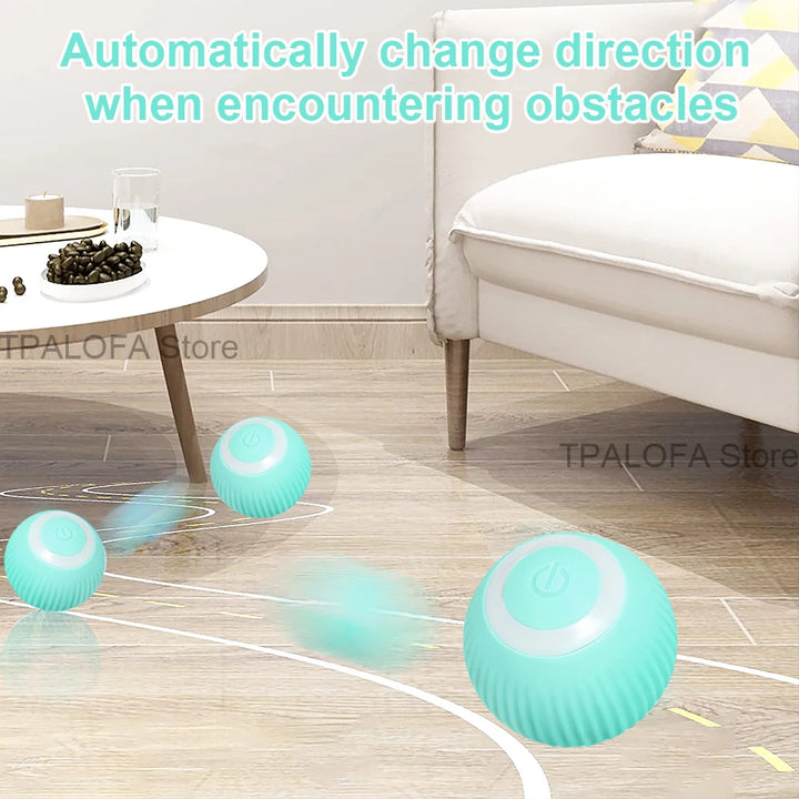 Whisker Whirlwind: Smart Electric Rolling Ball – Interactive Indoor Fun for Playful Cats!